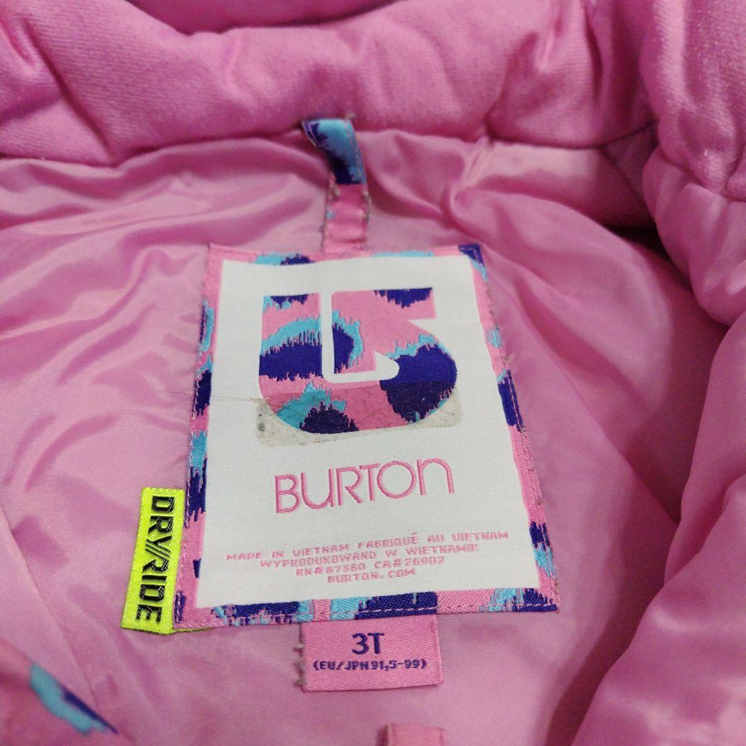 BURTON ヒョウ柄 スキーウェア 子ども用 ジャンプスーツ　100 110㎝