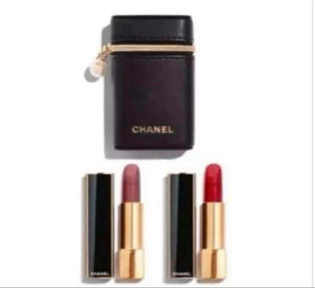 シャネル♡ ルージュ アリュール ヴェルヴェット レ ペルル セット オブ 2