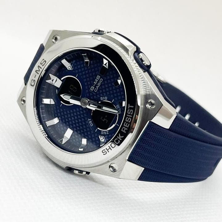 カシオ BABY-G ジーミズ G-MS アラクロ ネイビー MSG-C100