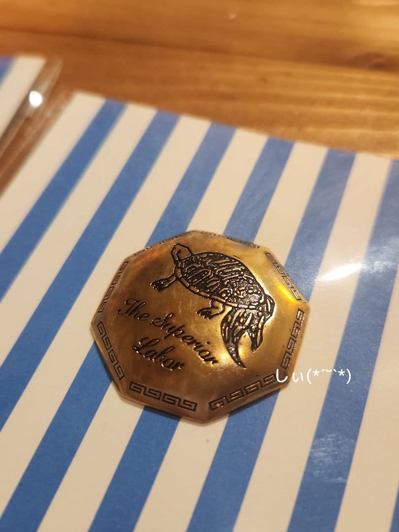 TSL 倉敷 シュペリオールレイバーワッペン 亀 コンチョ トラベラーズノート