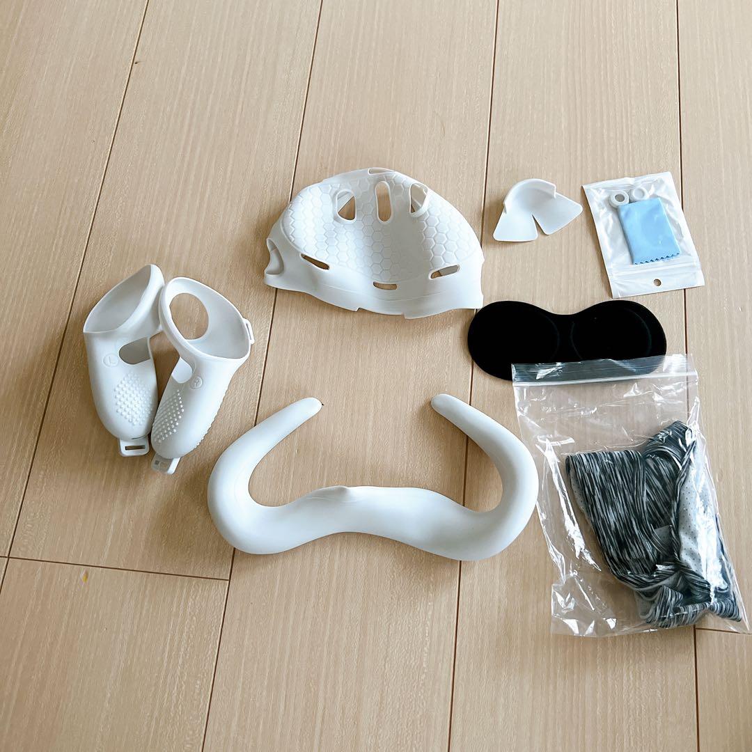 防汗コントローラーシリコングリップ ヘッドセットコントローラープロテクター