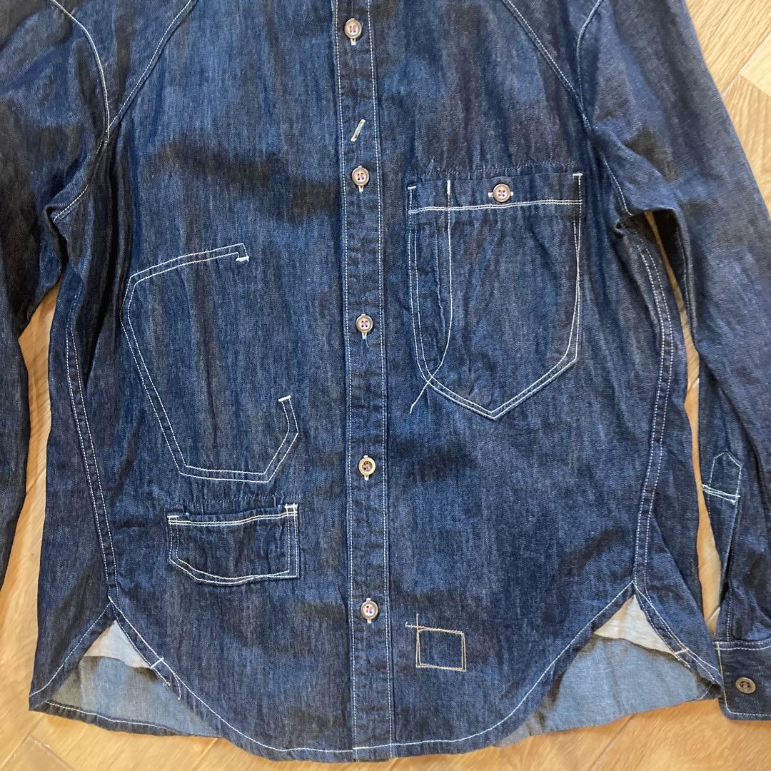 ★新品★ジョンブル★デニムシャツ★カッコ可愛い★