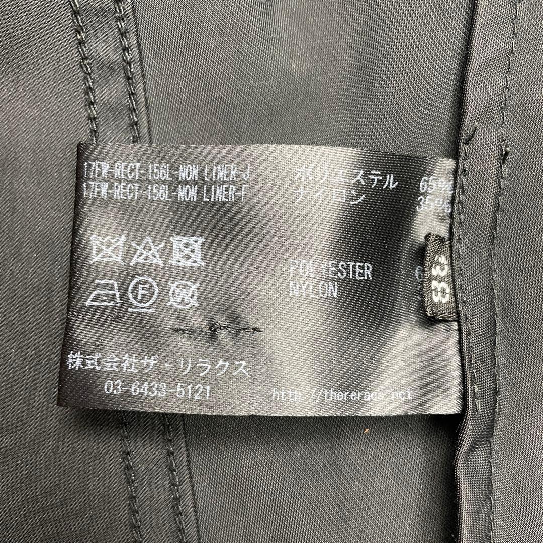 美品　THE RERACS ザリラクス　ショートモッズコート ブラック 　38