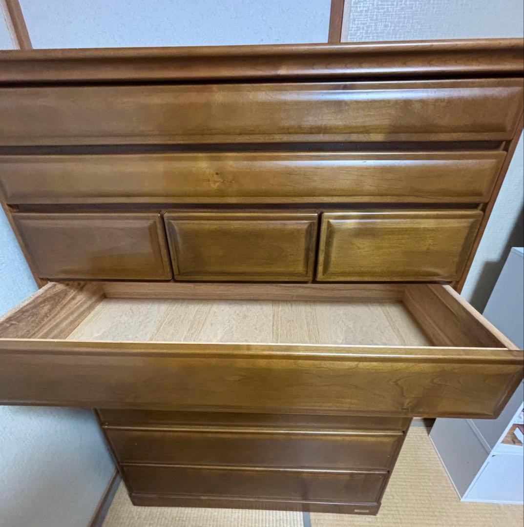 最終値下げ‼︎ 処分！【たのメル便発送】 天然木 整理タンス 和ダンス