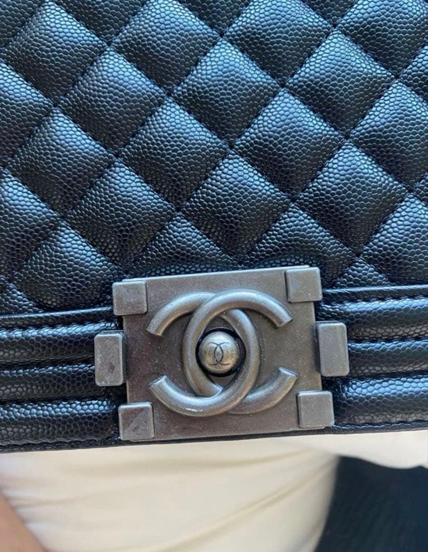ノベルティグッズ✨CHaNel ブラック キルティングバッグ 黒