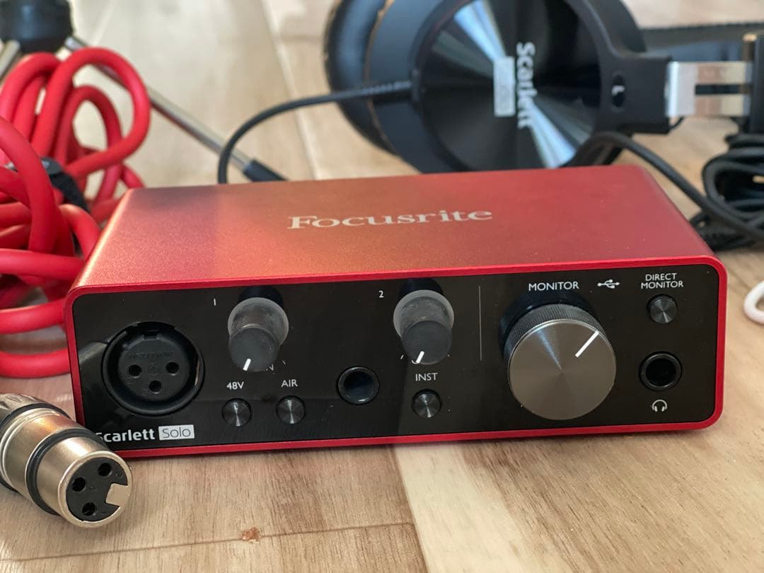 Focusrite オーディオインターフェース Scarlett Studio