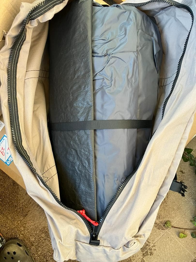 クイックキャンプのワンポール　インナーテント付きテント