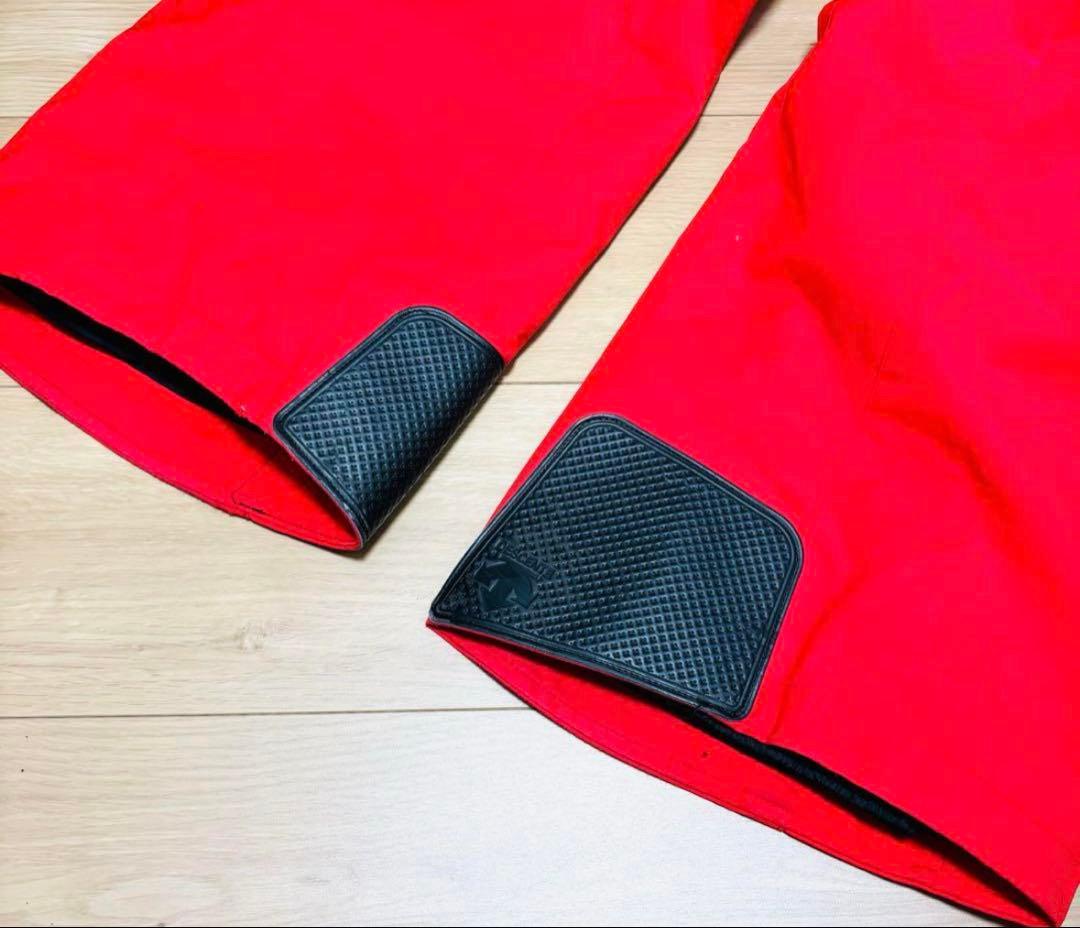 デサント　メンズ　スキーウェア　上下セット　HEAT NAVI グレー　赤　L