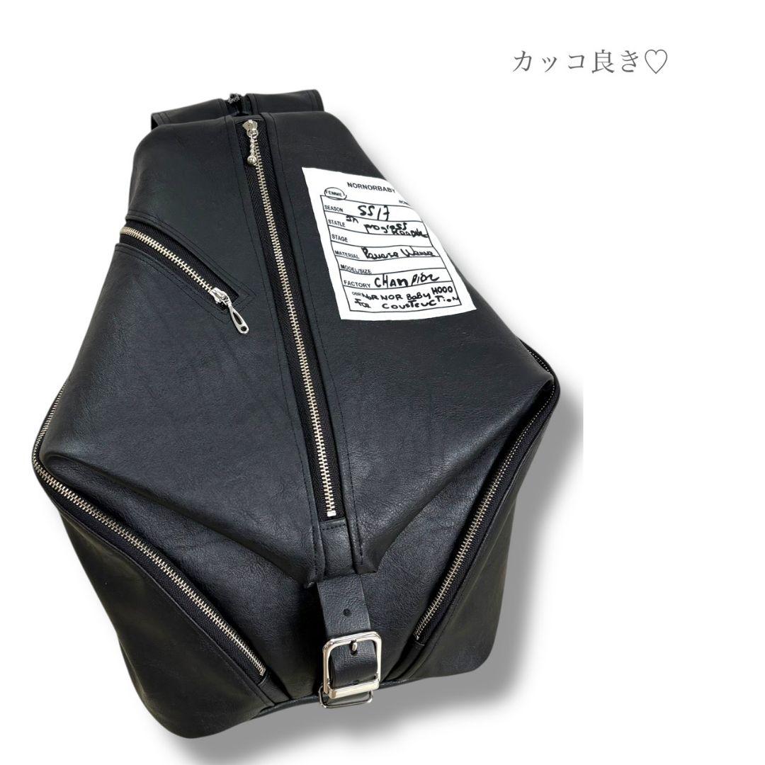 【BIG size】3way bag／black leather