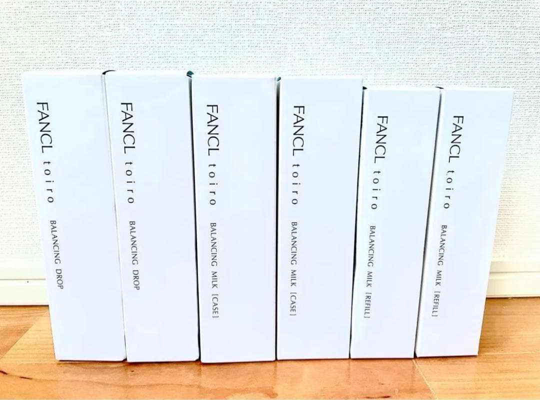 【6点】FANCLtoiro バランシングドロップ ミルク ケース 化粧水 乳液