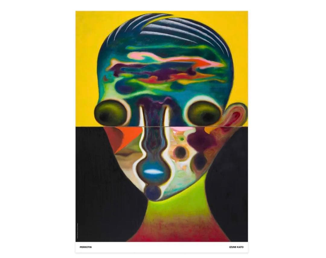 Izumi Kato 加藤泉サインポスター ED100 2枚セット、同ナンバー