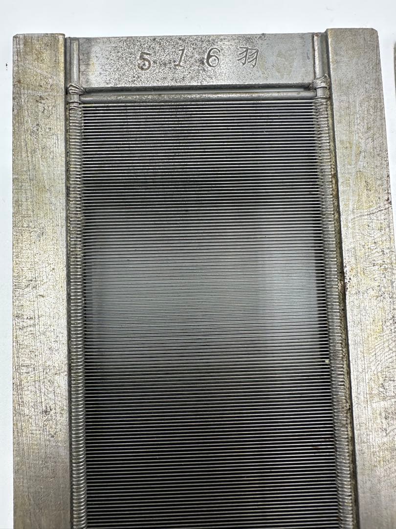 筬 おさ 機織り 手織り 用具　金属　中古　錆あり　4つセット