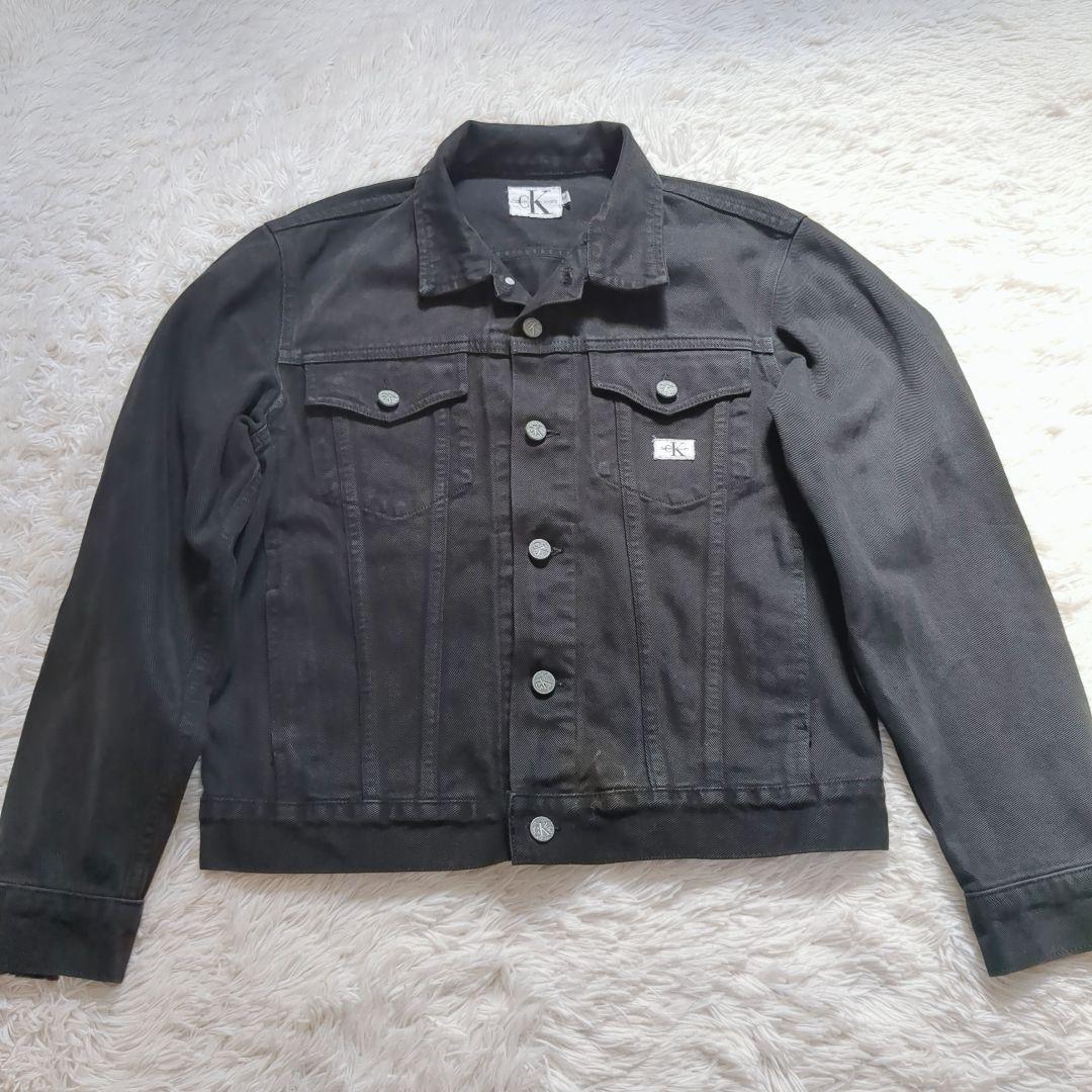 カルバンクライン ブラックデニムジャケット USA製  
