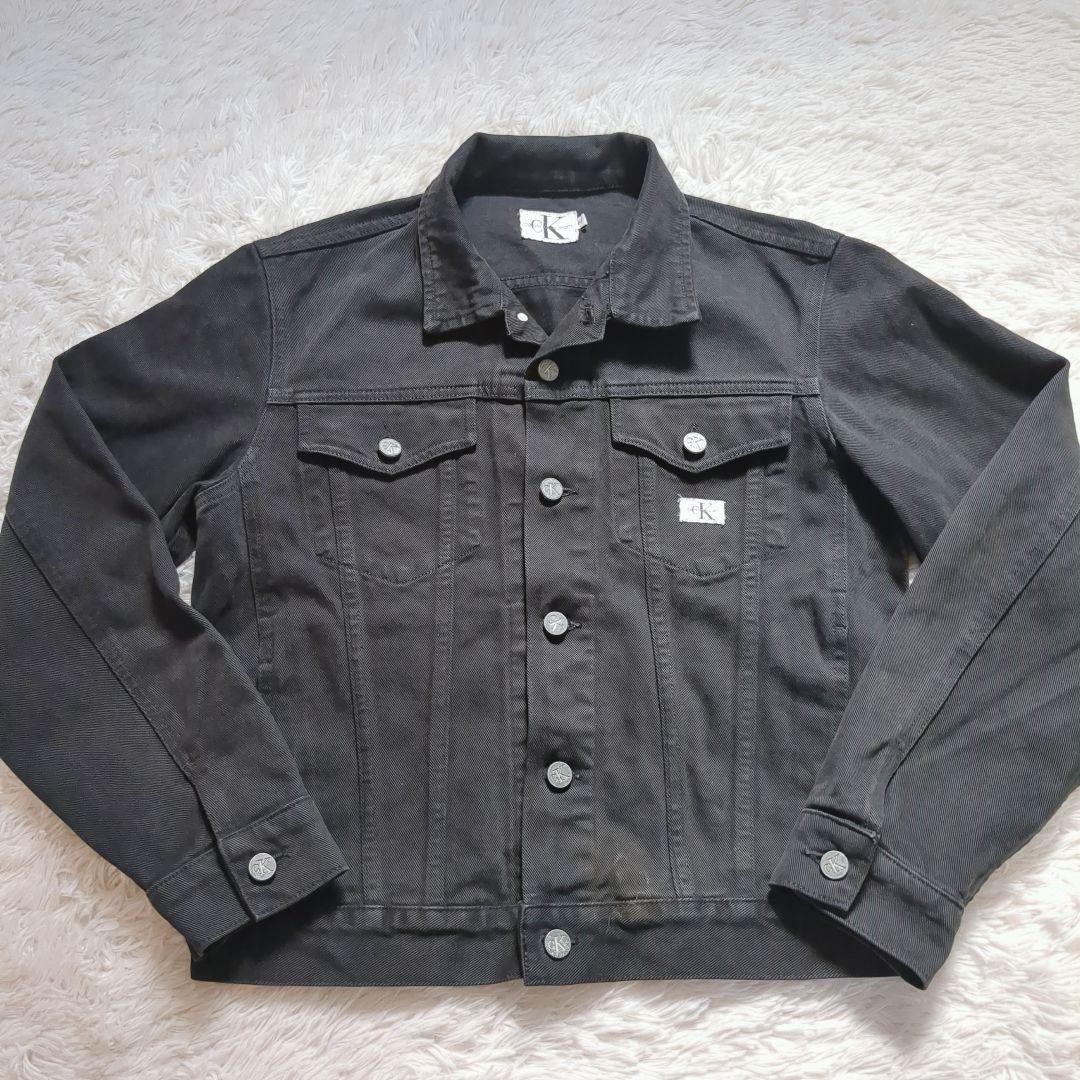 カルバンクライン ブラックデニムジャケット USA製  