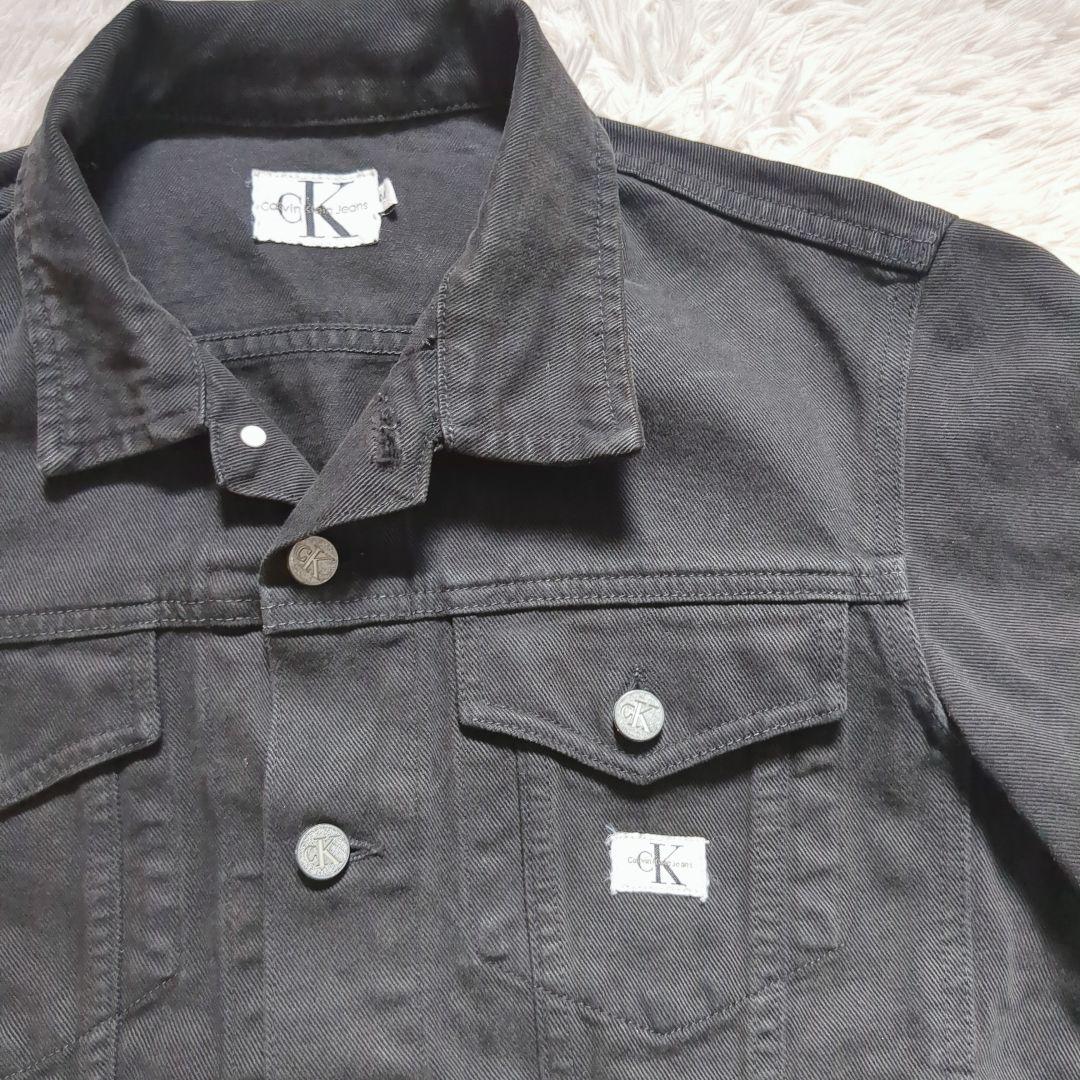 カルバンクライン ブラックデニムジャケット USA製  