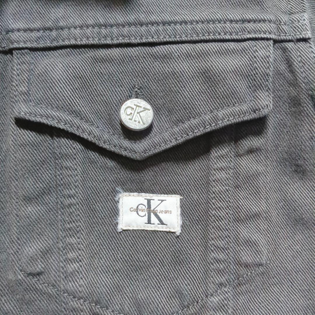 カルバンクライン ブラックデニムジャケット USA製  