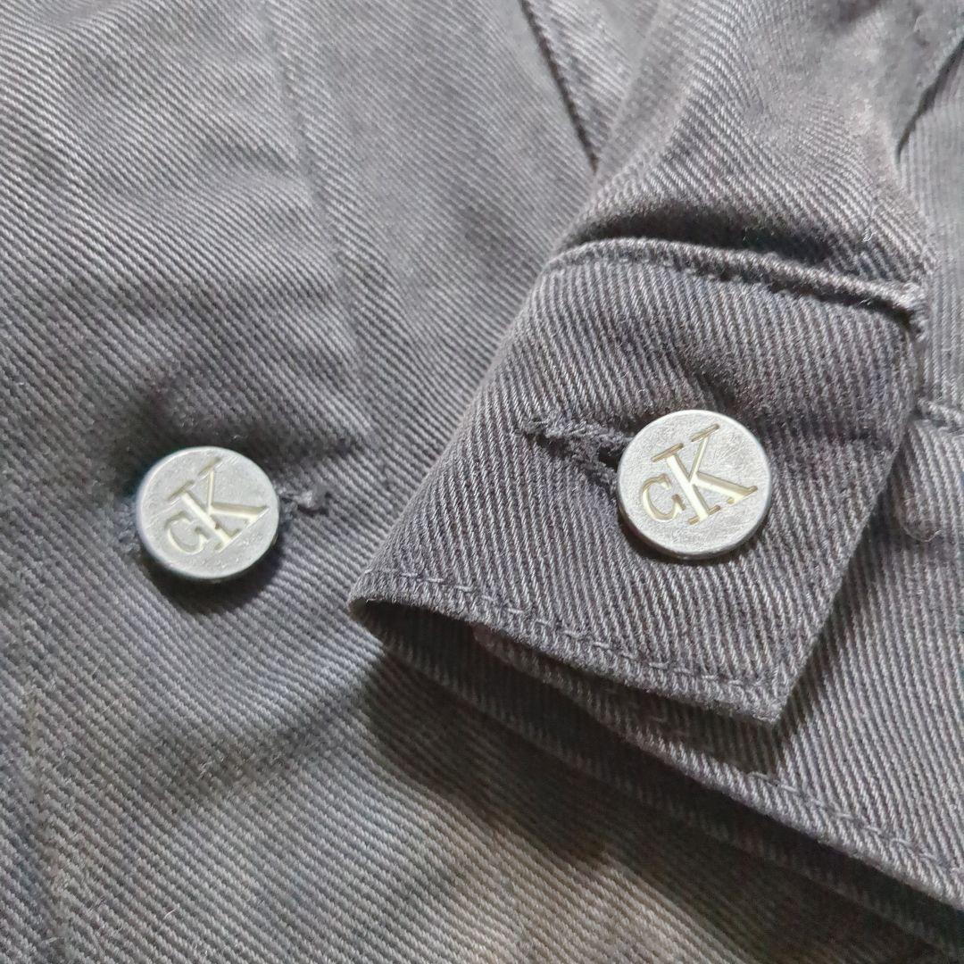 カルバンクライン ブラックデニムジャケット USA製  