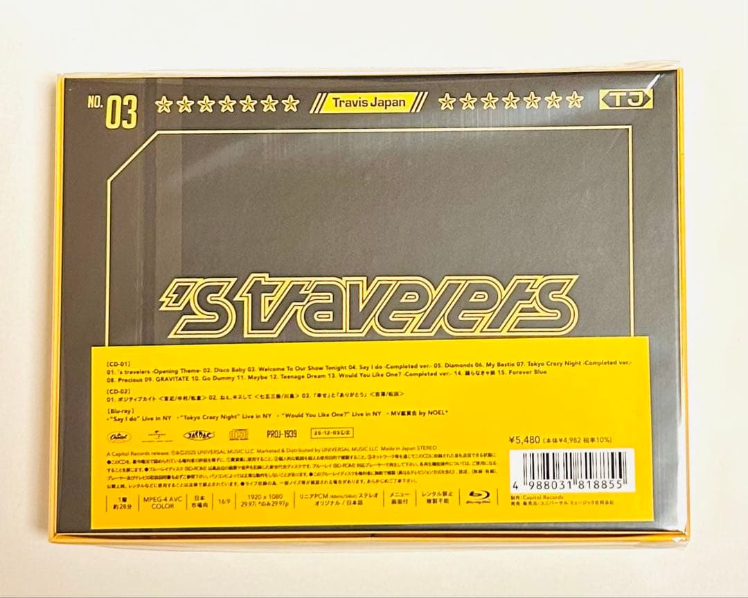TravisJapan 's travelers FC限定盤 Blu-ray
