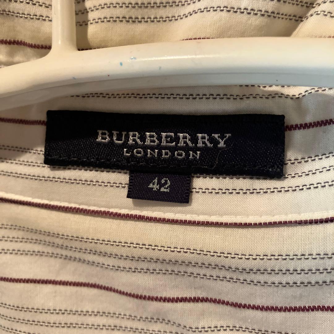 バーバリー♡ストライプコットンシャツ