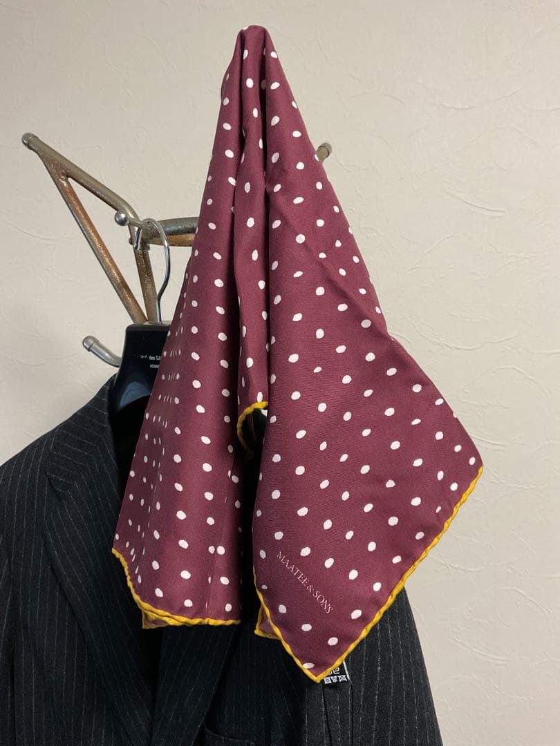 MAATEE&SONSシルクスカーフ未使用