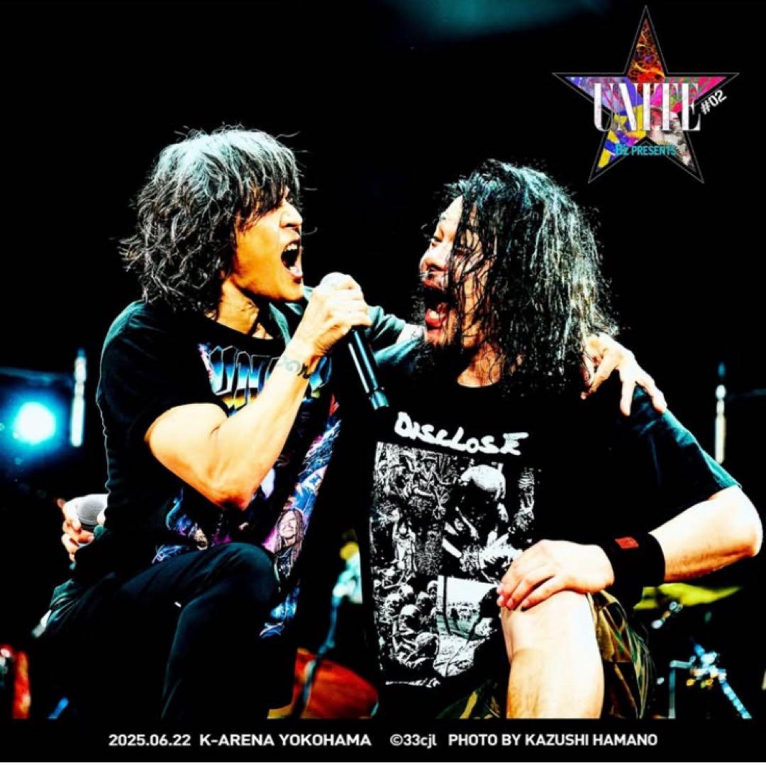 B'z UNITE Tシャツ マキシマムザホルモン XL 稲葉 松本 着用 新品