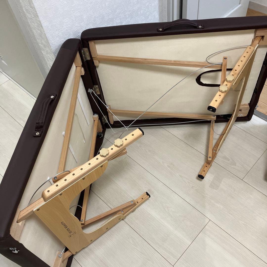 [美品] SEVEN BEAUTY 整体/マッサージベッド 折りたたみ式