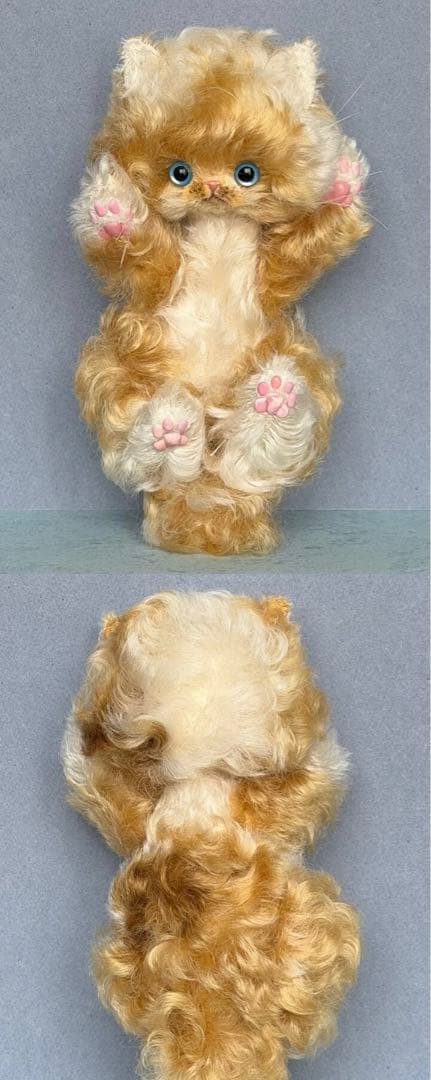 キャラメルシュガー仔猫 アーティストベア 海外作家様 ハンドメイド ぬいぐるみ