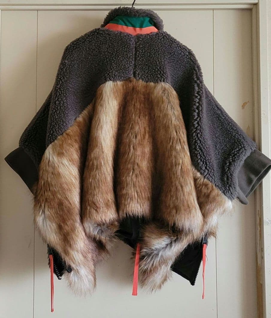 sacai 新品 Faux Shearling Faux Fur Blouson