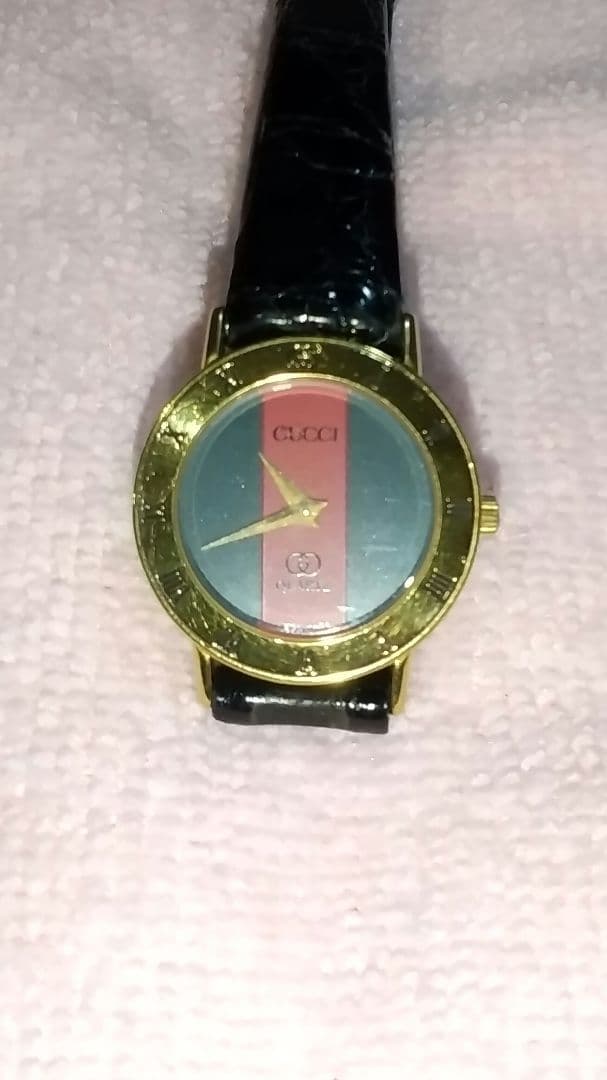 グッチ/腕時計/シェリーライン/レディース/スイス製/動作品/25ミリ
