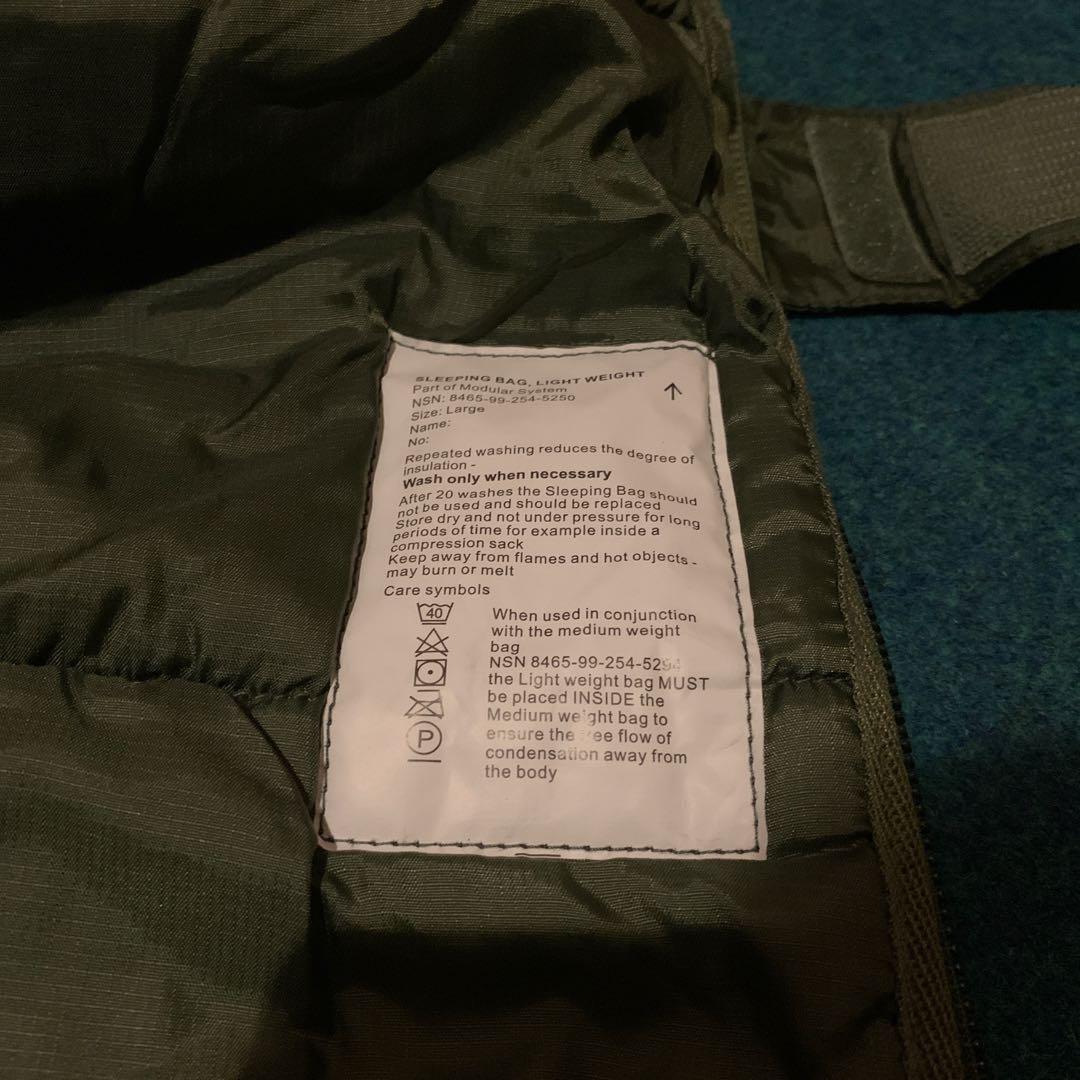 希少 デッドストック イギリス軍 夏用寝袋