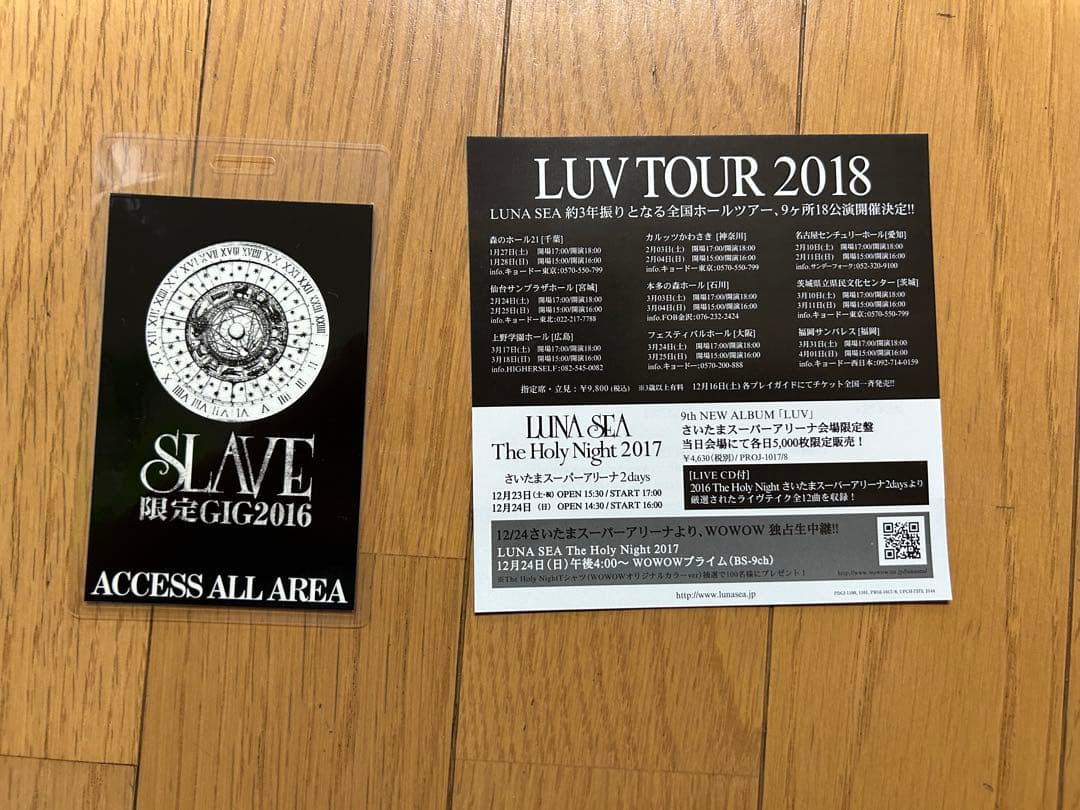 LUNA SEA LUV 受注 SLAVE限定 PREMIUM BOX