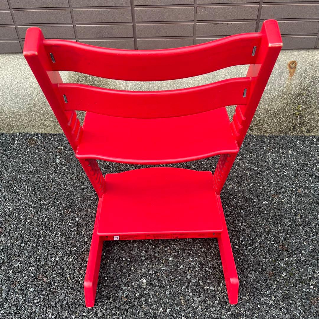 【良品】ストッケ トリップトラップ　レッド　シリアル4