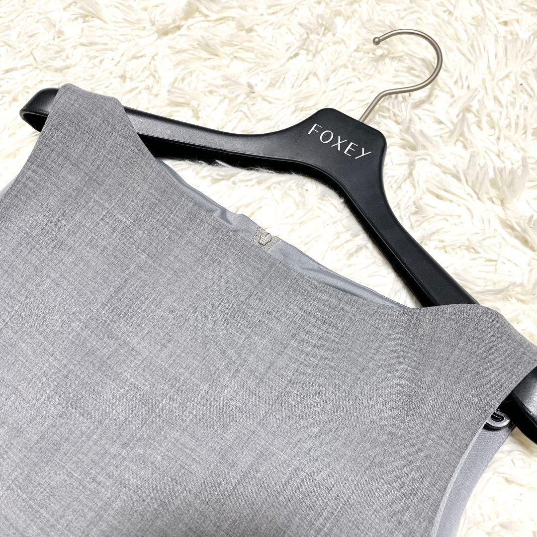 極美品✨フォクシー タルト Aラインフレアワンピース ドレス 美シルエット 38