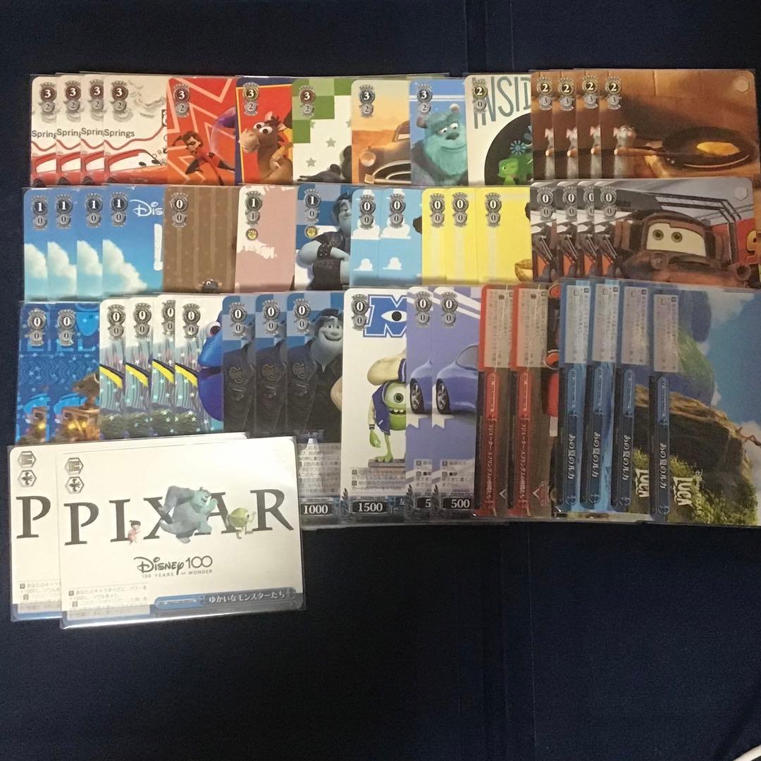 ヴァイスシュヴァルツ　PIXAR　デッキ　4本2門2扉