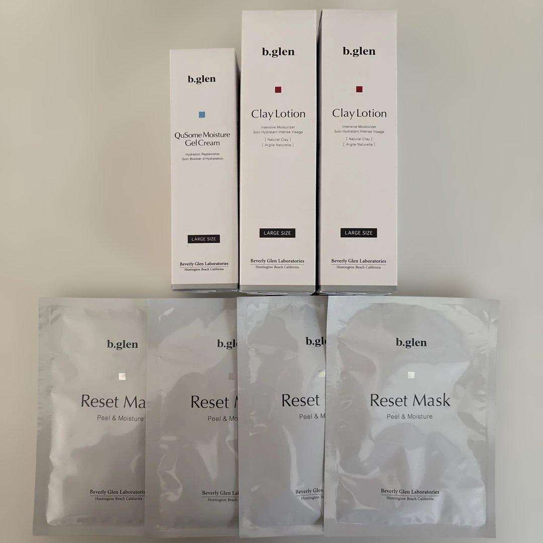 b.glen Clay Lotion 大サイズ + Reset Mask 4枚