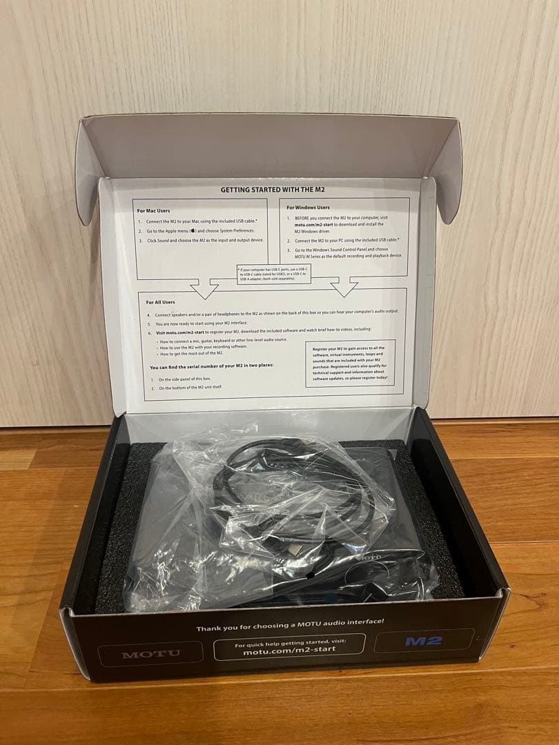 本日のみ値下げ【完品・美品】MOTU M2 オーディオインターフェース