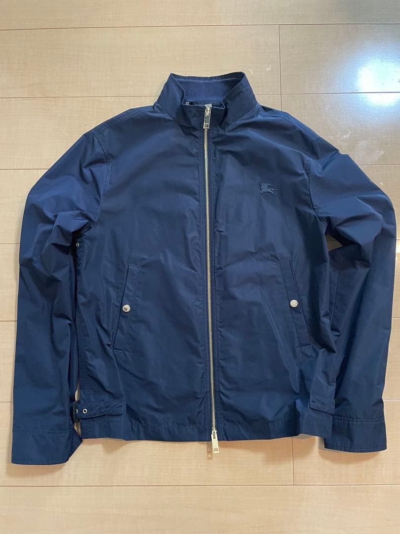 極美品✨バーバリーブリット　ナイロンジャケット　ホースロゴ　ダブルジップ　M