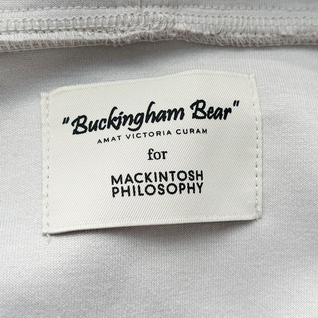 【美品】完売品 マッキントッシュ パーカー バッキンガムベア フード グレー M