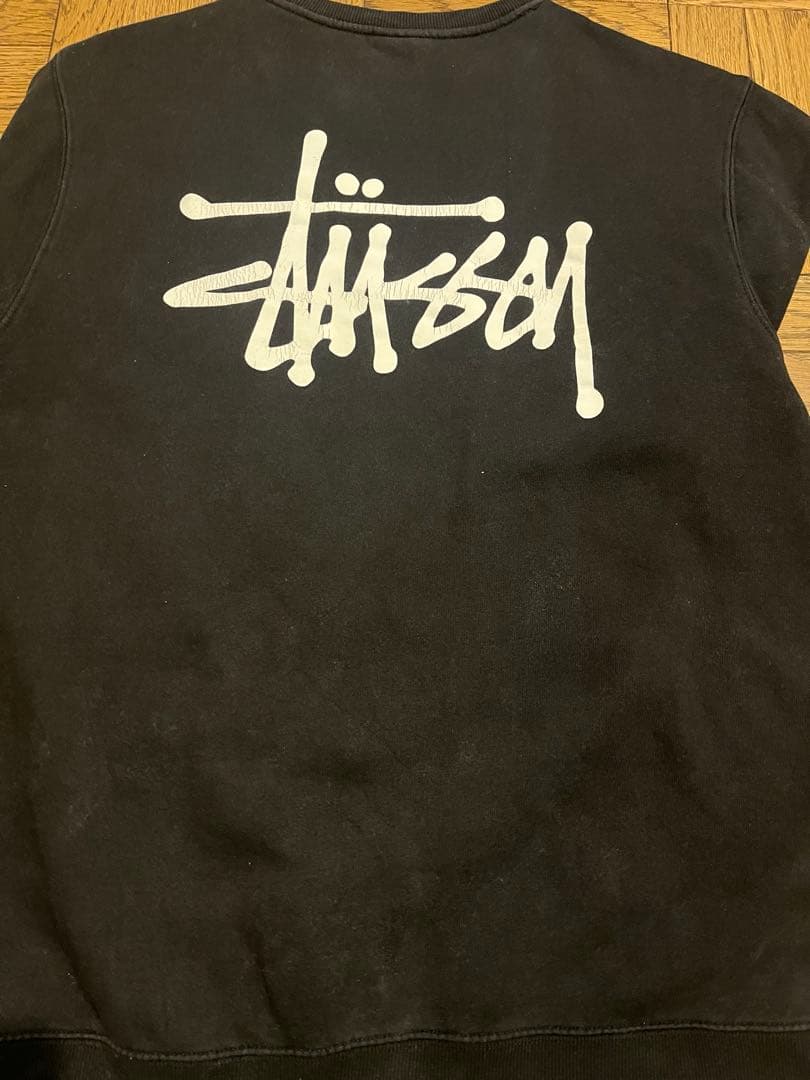 Stussy ステューシー　ブラック　トレーナー スウェット　Lサイズ