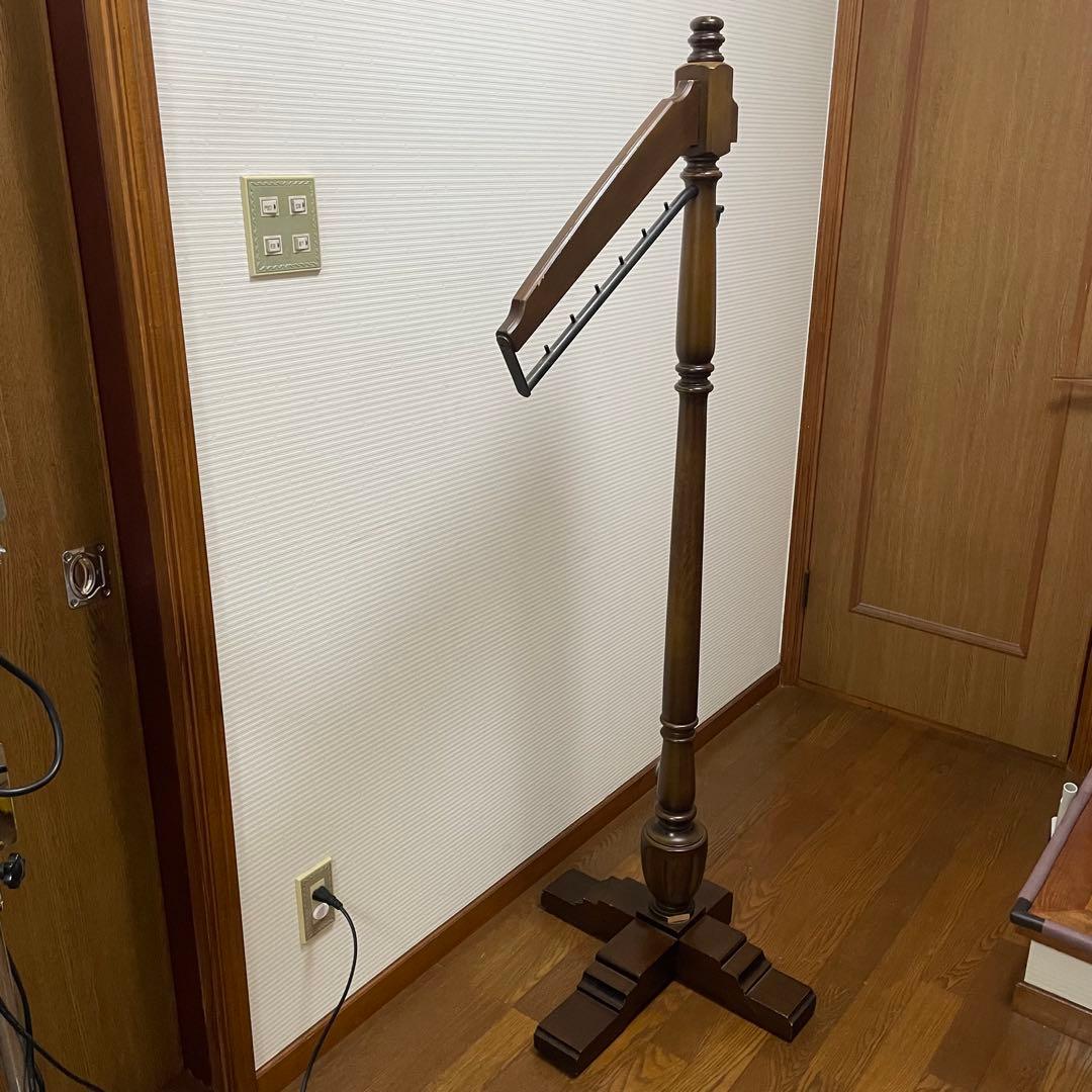 アンティーク　コートハンガー　ウォルナット