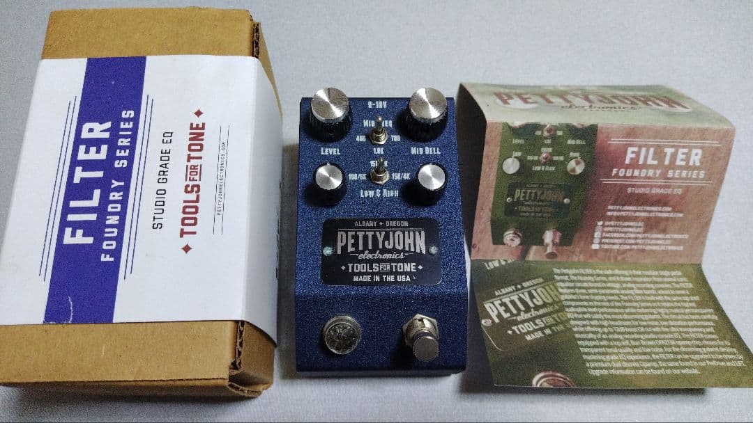 ギター PETTYJOHN FILTER