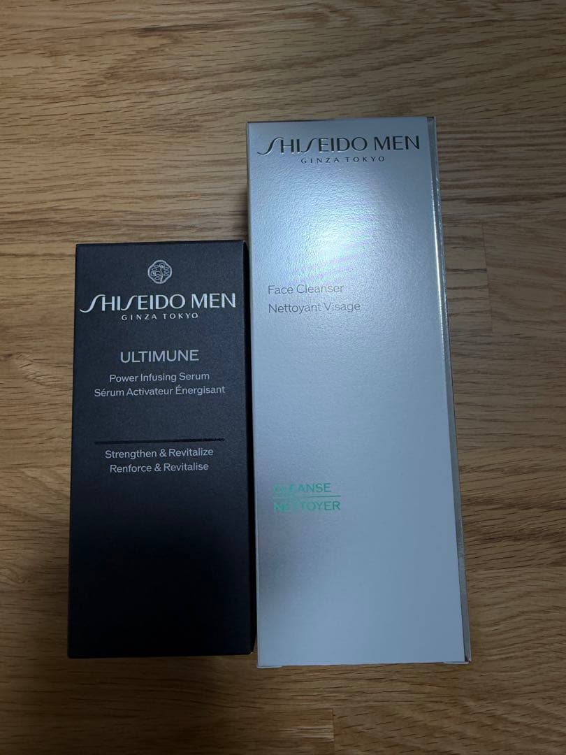 【最終価格・新品】SHISEIDO MEN 洗顔料 & ULTIMUNE美容液