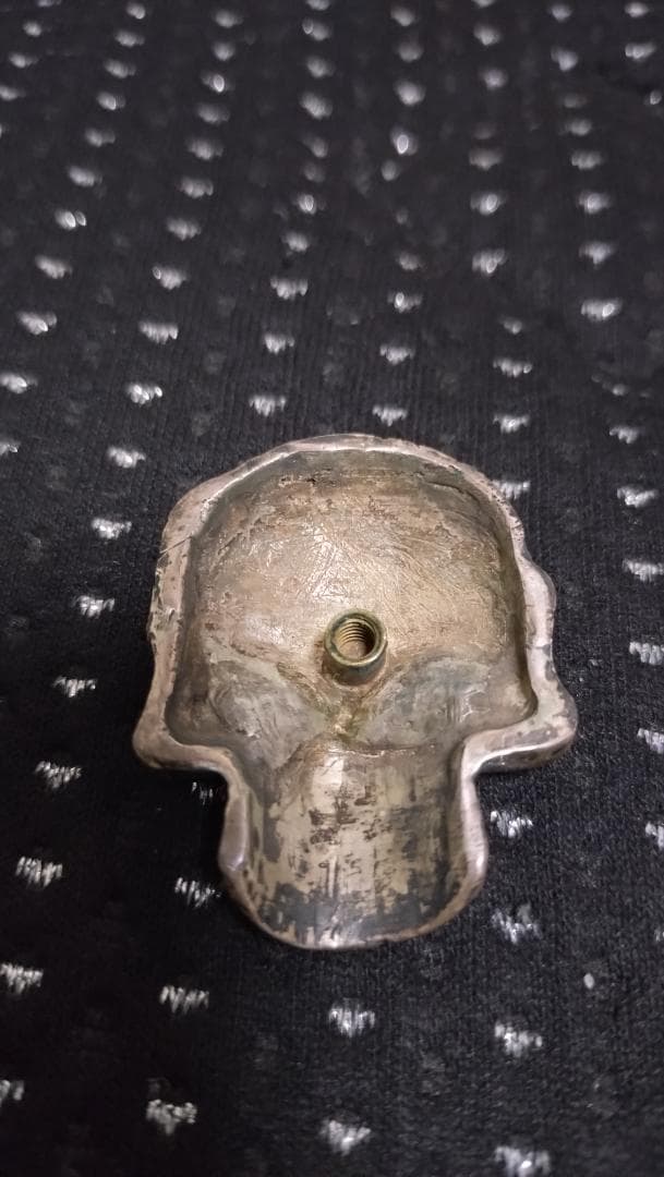 シルバー特大スカルコンチョ 42g