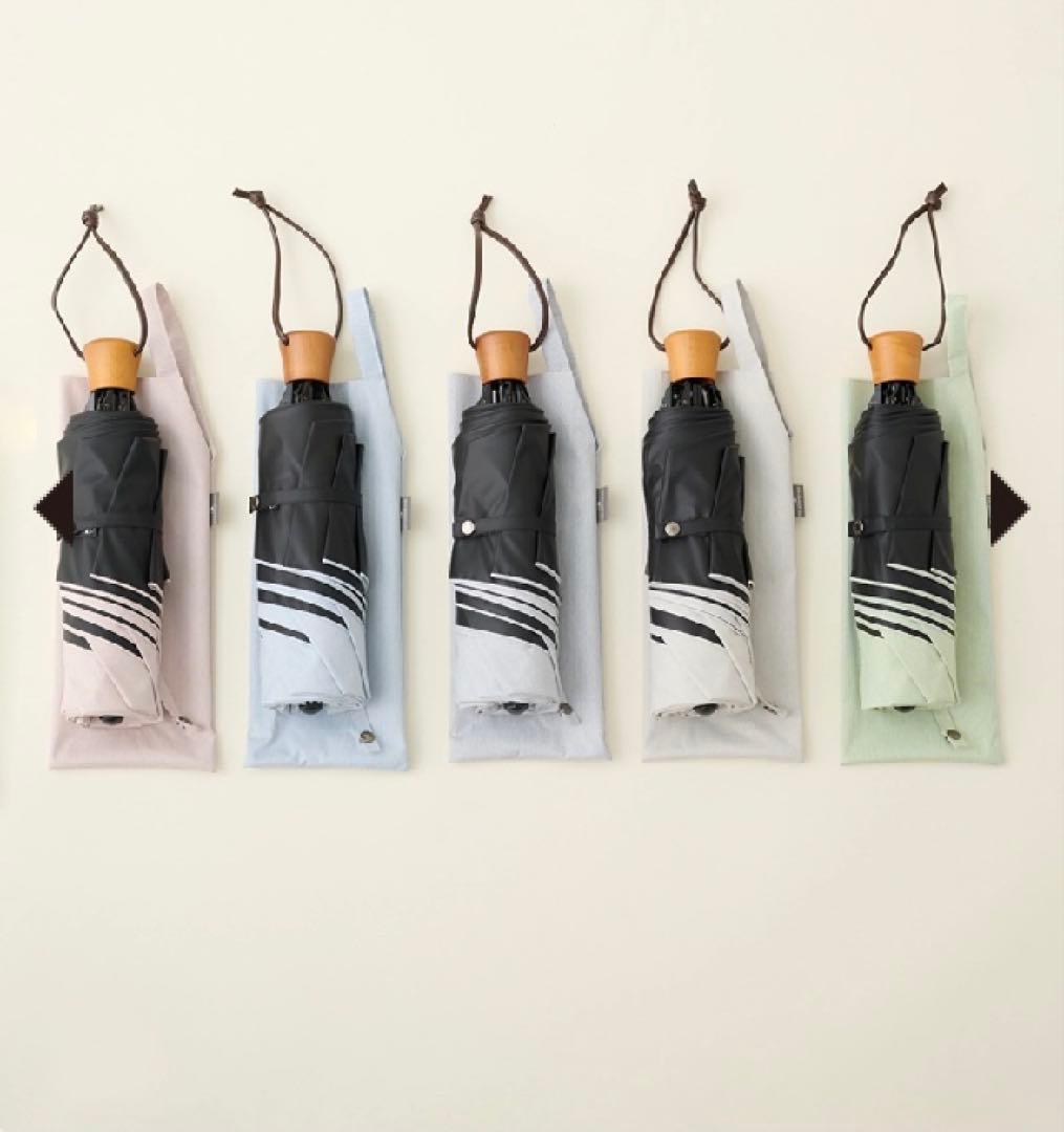 ☀️今期新品タグ付⛱️3段折 サンバリア100 無地 アイボリー ホワイト