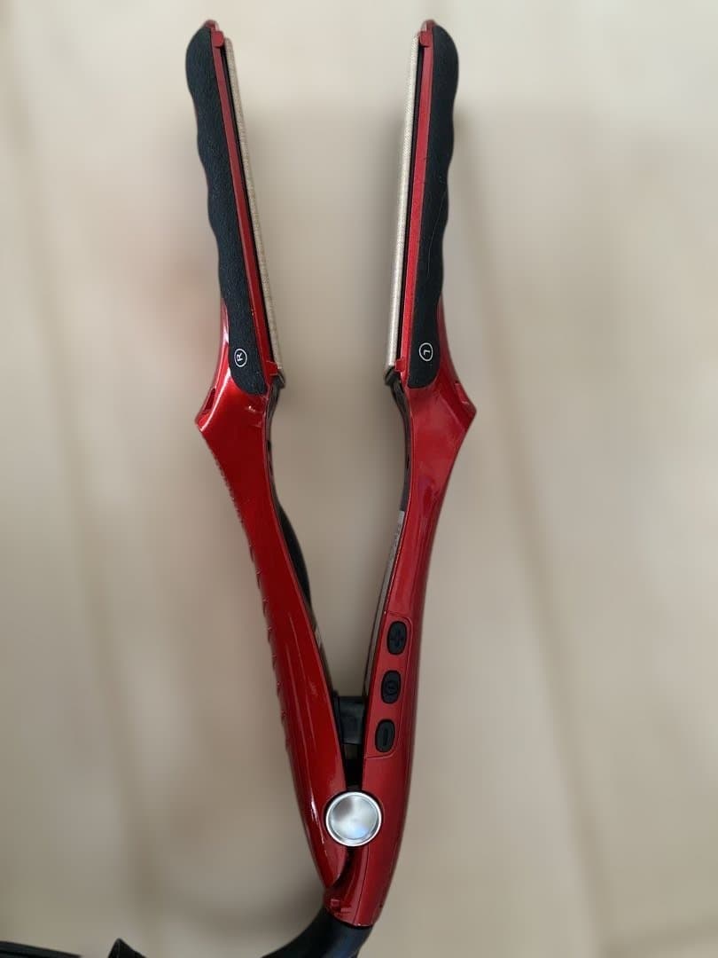 radiant シルクプロストレートヘアアイロン 赤　35mm