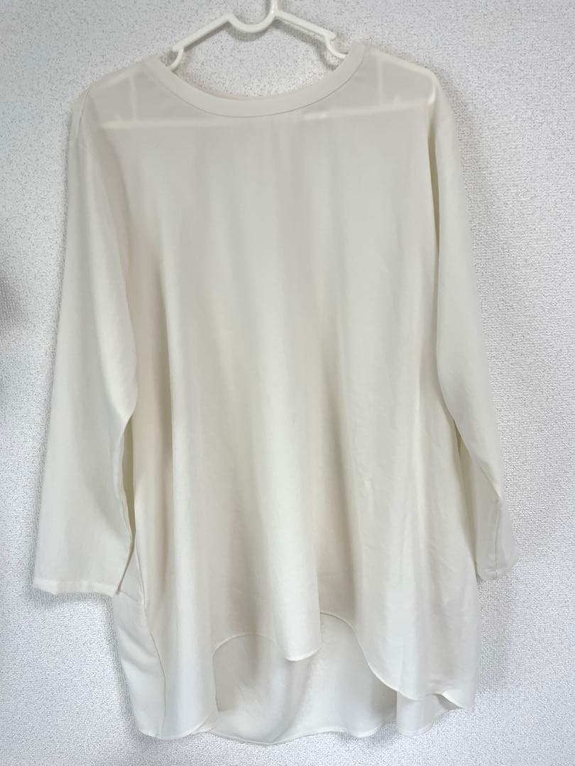 ビアズリー◎後ろドレープTブラウスFree