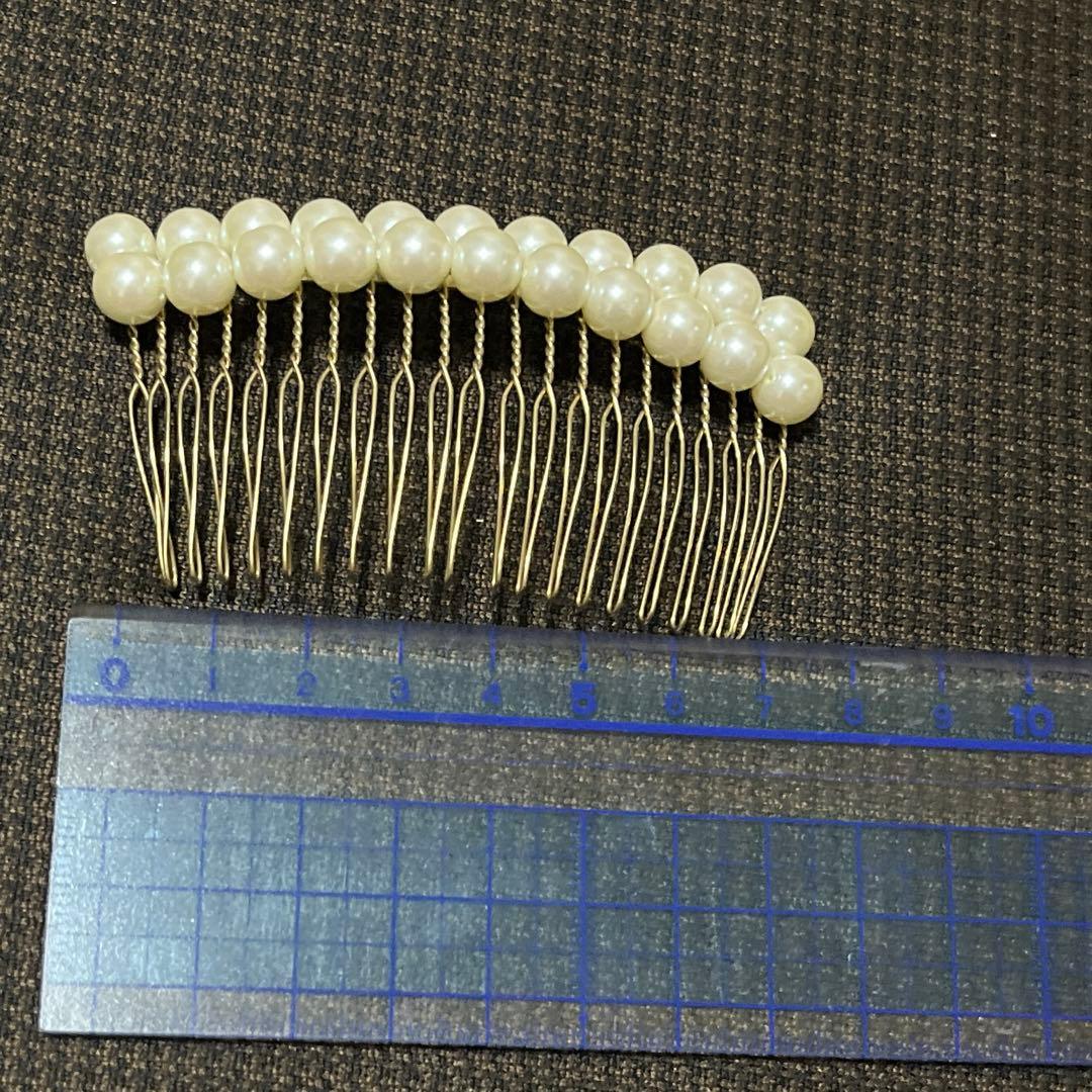 ミキモト　真珠　ヘアーコーム 髪飾り パール