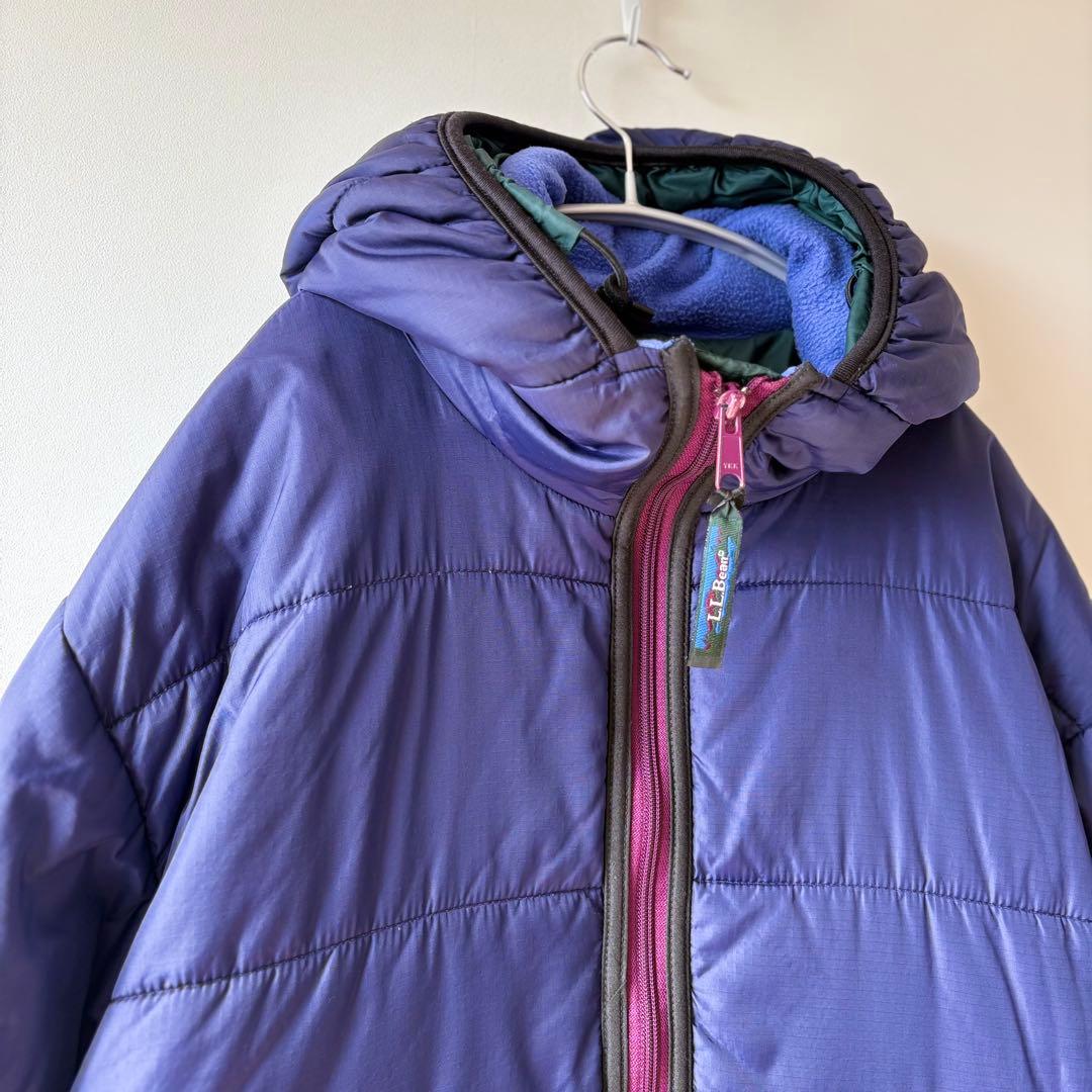 GanL.L.Beanヴィンテージプリマロフトジャケット　ハーフジップ