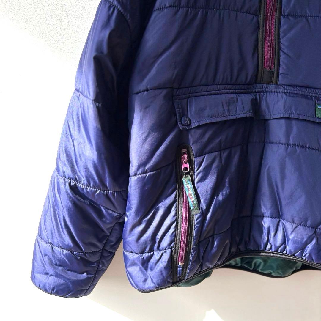 GanL.L.Beanヴィンテージプリマロフトジャケット　ハーフジップ