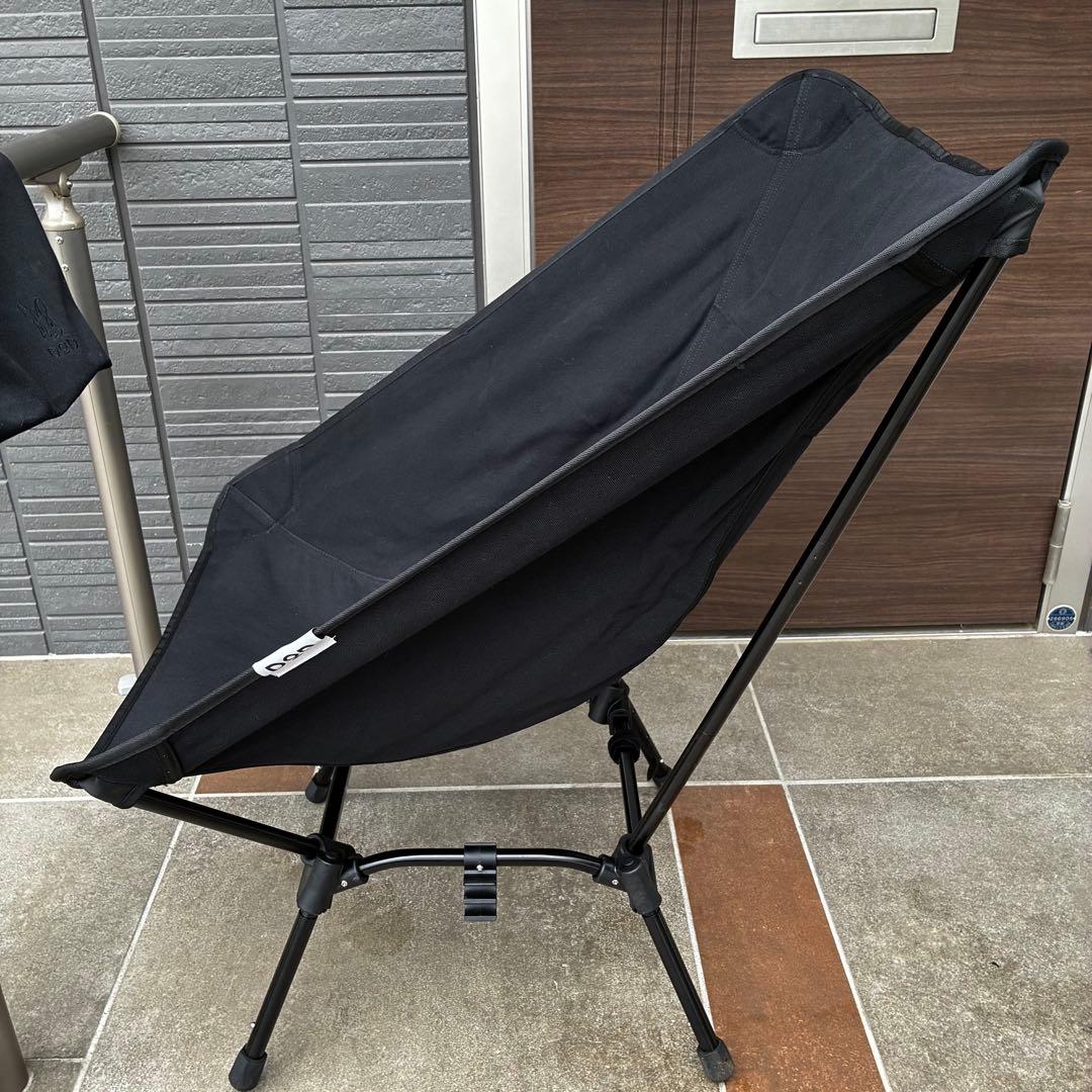 DOD アウトドアチェア スゴイッス ブラック 焚き火イス コットン